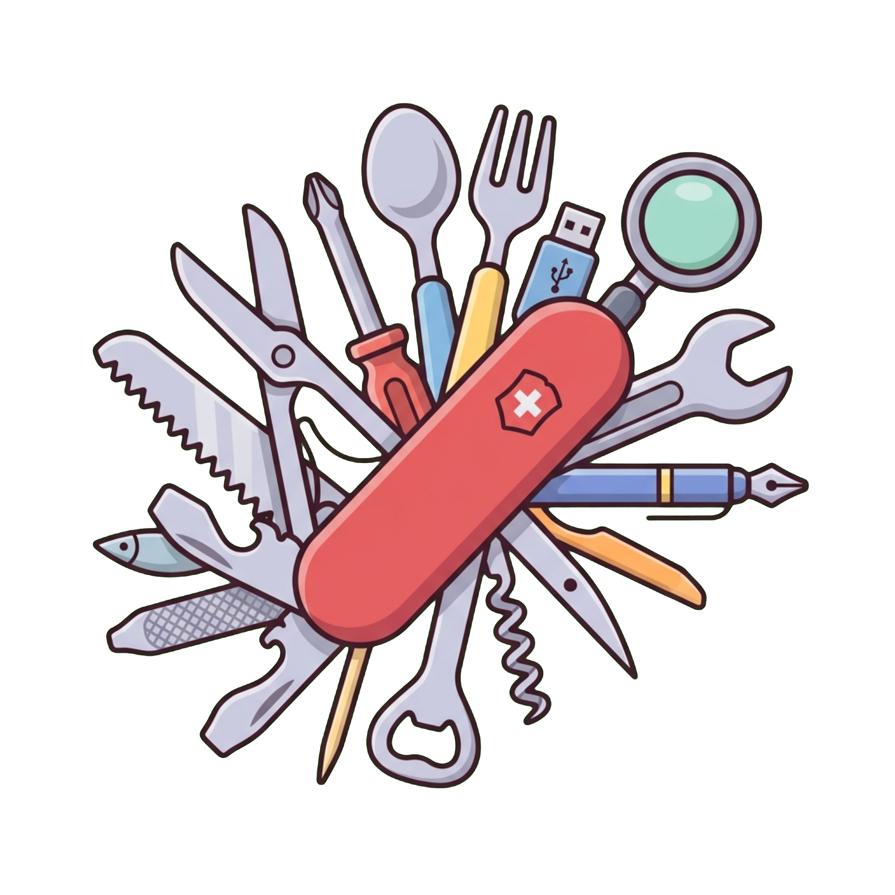 Overloaded Swiss Army knife